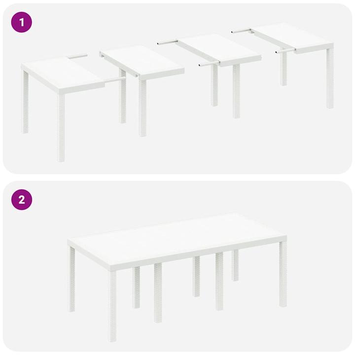 Produktbild vidaXL Gartentisch (200 x 100 x 73 cm)