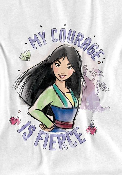 Produktbild Mulan My Courage Is Fierce TShirt (128)