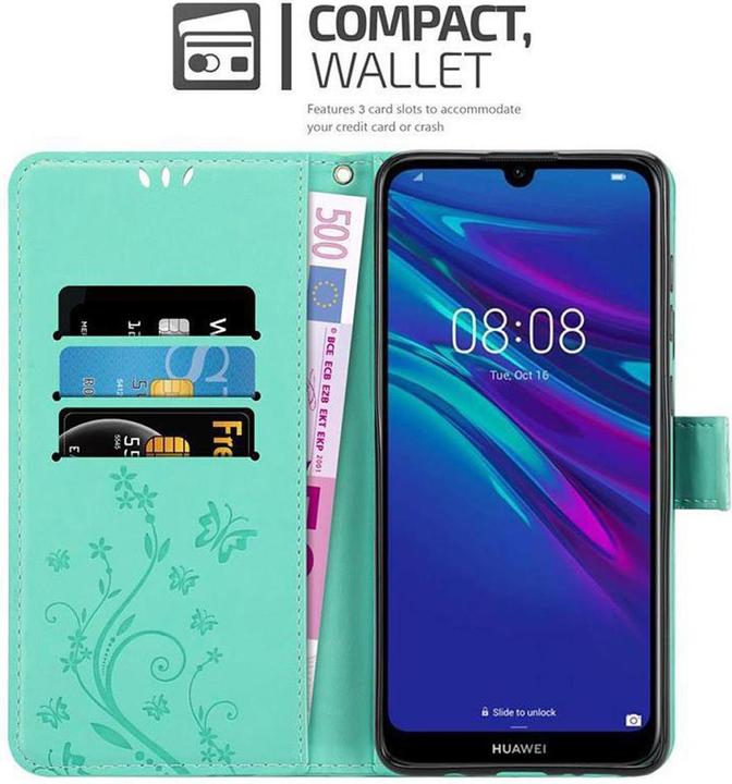 Produktbild Cadorabo Flower Book Cover (Huawei Y6 (2019))