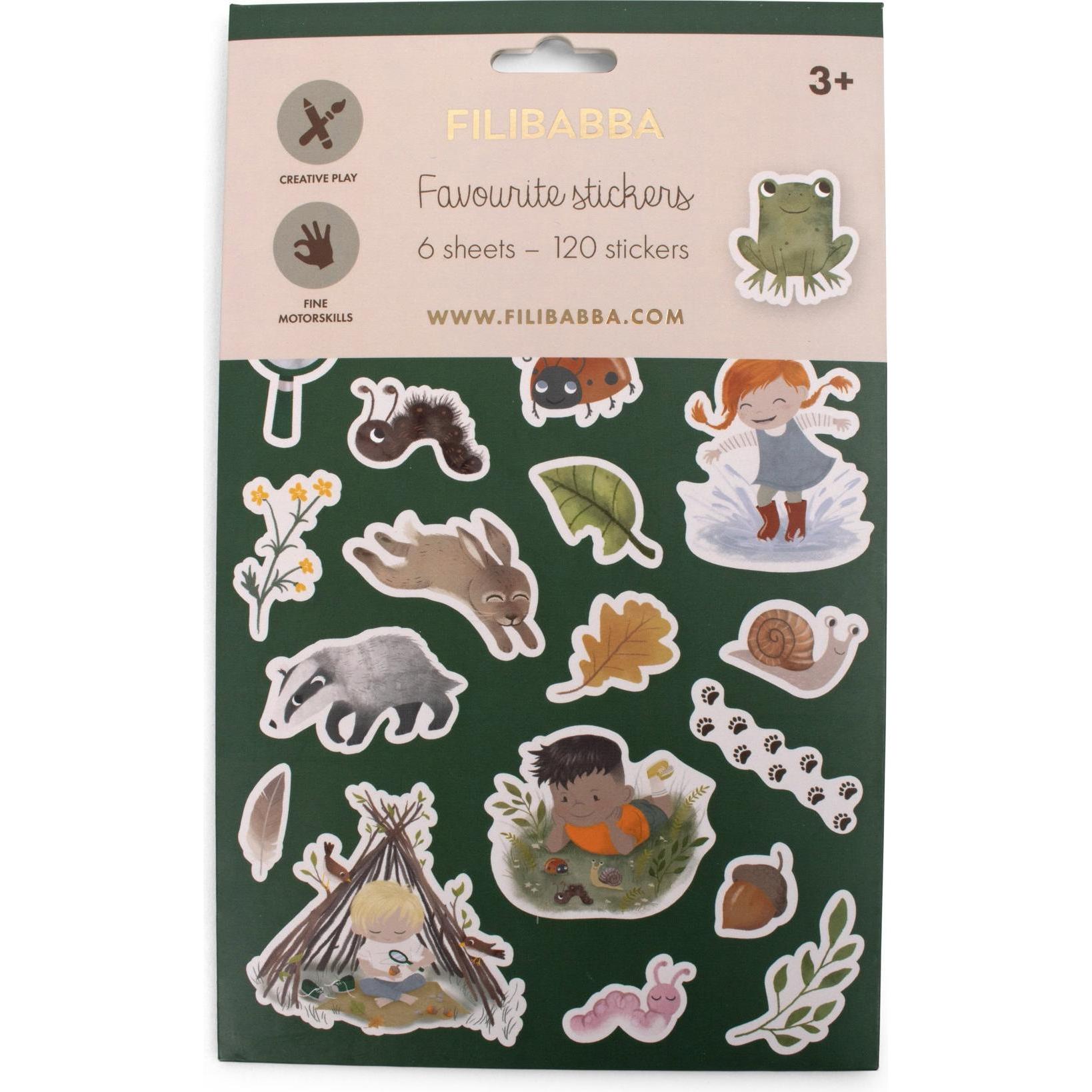 Filibabba, Sticker, Meine liebsten Sticker - Waldfreunde