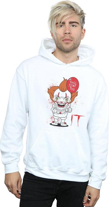 Image du produit Universal Textiles - Sweat à capuche CHIBI YOU'LL FLOAT TOO - Homme (XXL)