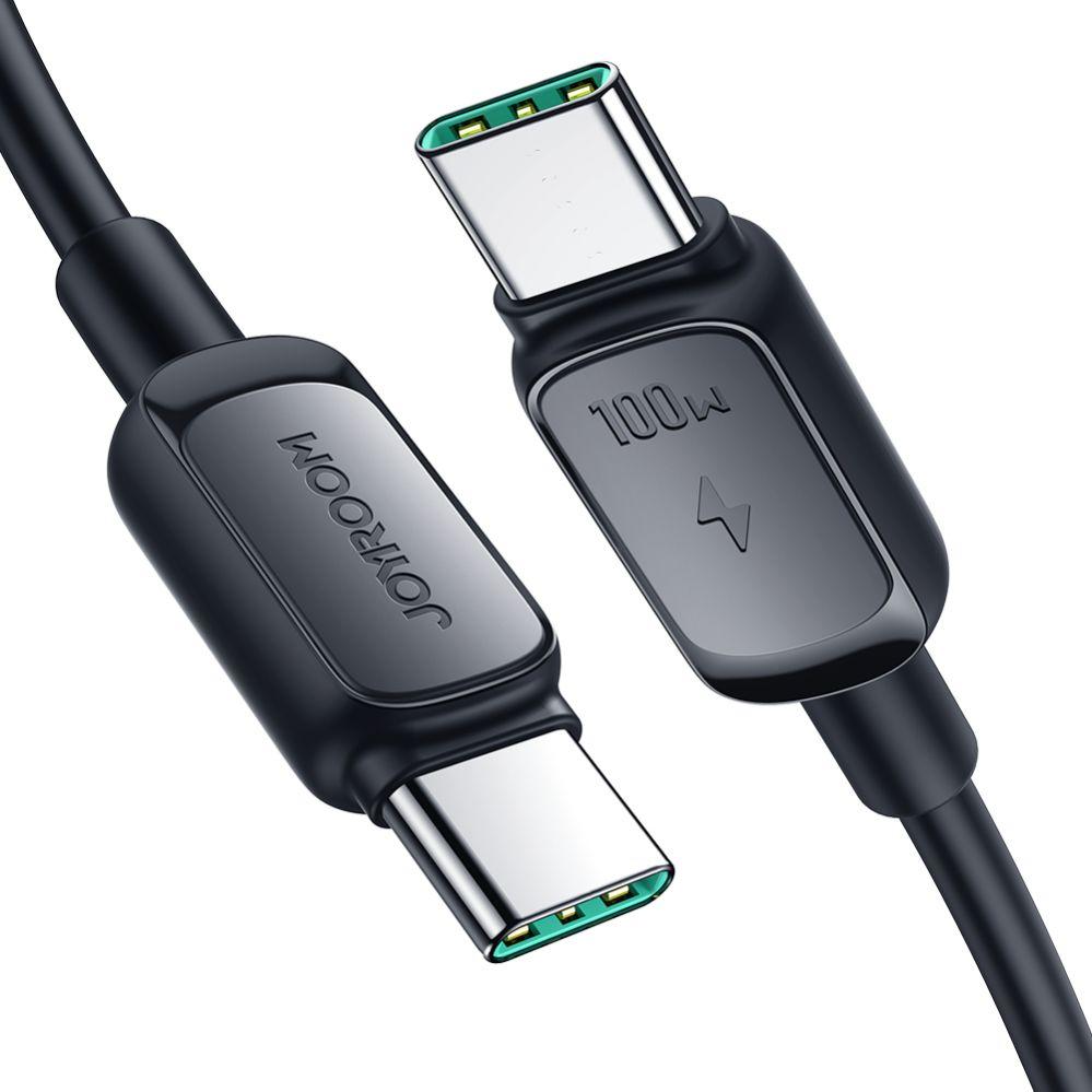 Thumbnail - Joyroom Color Series USB-C - USB-C Cable 100W, 1.2m - Black (1.20 m, USB 3.2 Gen 1), USB Kabel