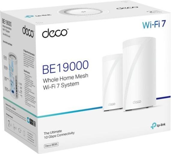 Image du produit TP-Link Deco BE85 Wi-Fi 7 Mesh 19000mbit speed (2pack)