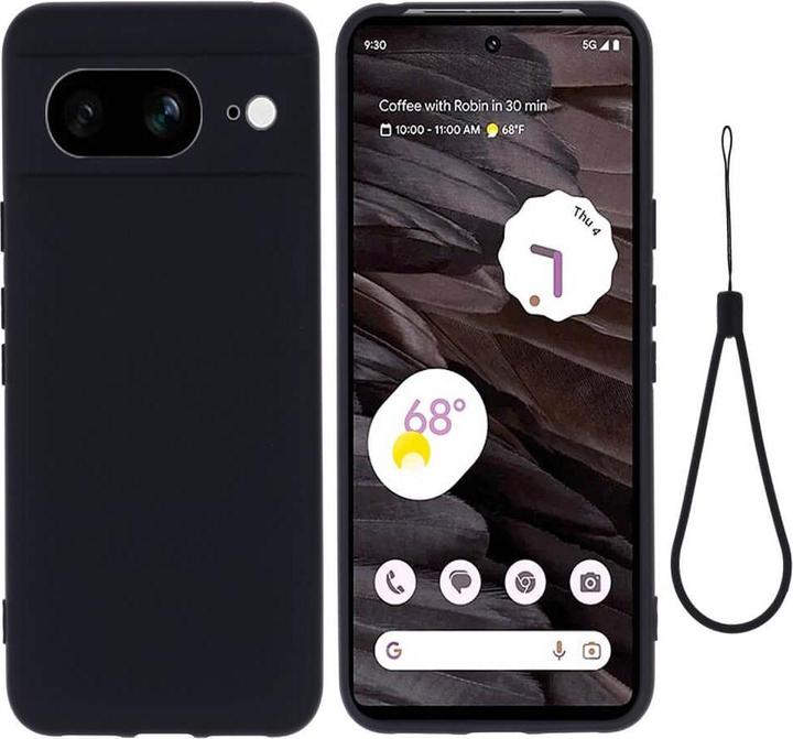 Cover-Discount Google Pixel 8 - Silikon Gummi Hülle schwarz (Google Pixel 8)