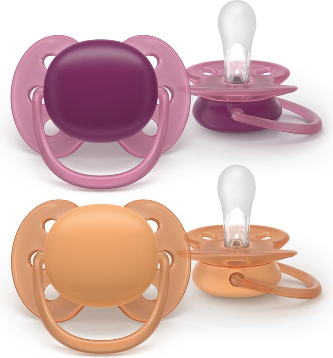 Actual product image Philips Avent Pacifier SCF093/03 ultra soft (2x)