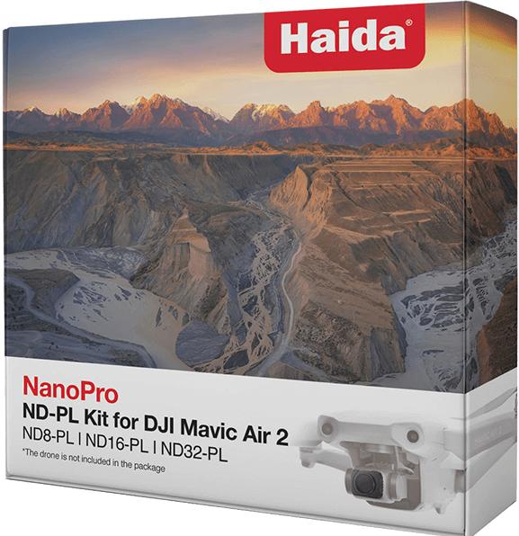 Actual product image Haida NanoPro ND-Polarizer Filter Kit DJI Mavic Air 2 (Drone filters, DJI Mavic Air 2)