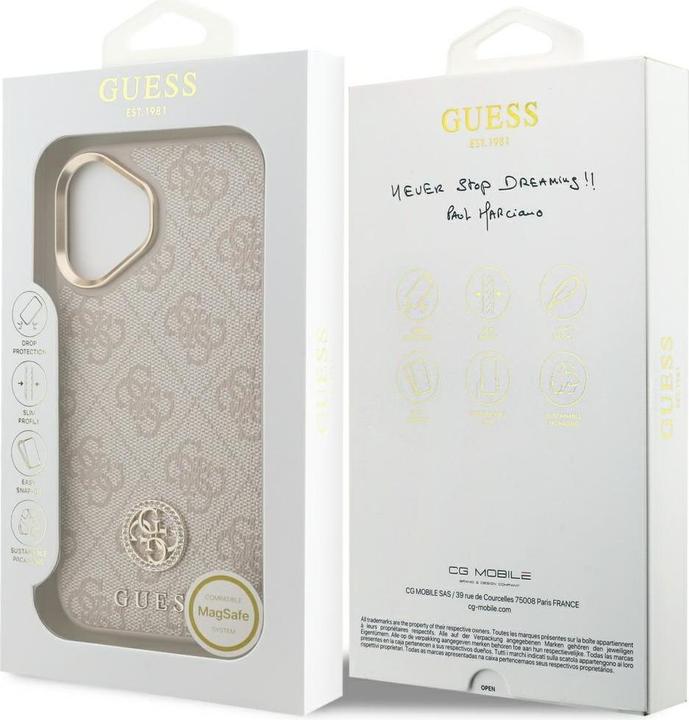 Produktbild Guess - Hardcase 4G (GUHMP17SP4GRMDEP) - iPhone 17 - Pink (Apple iPhone Air)