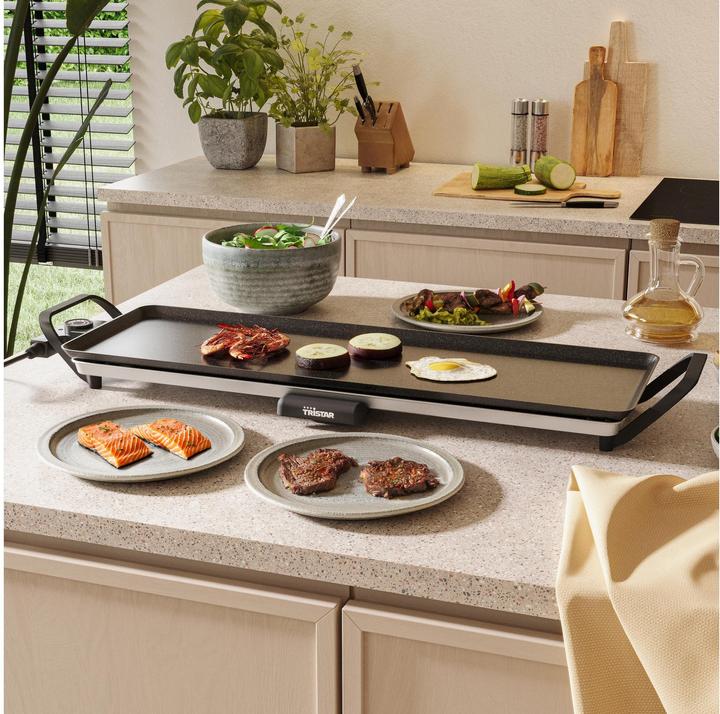 Actual product image Tristar Slim L BP-2668 Electric griddle black (EU plug)
