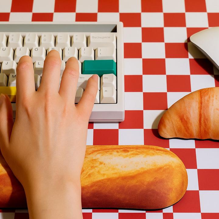 Image du produit Mustard - Baguette Keyboard Rest - Golden - 40 cm