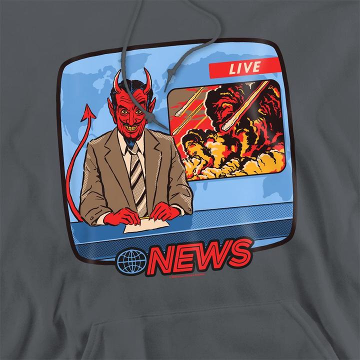 Produktbild Steven Rhodes Breaking News Kapuzenpullover (L)