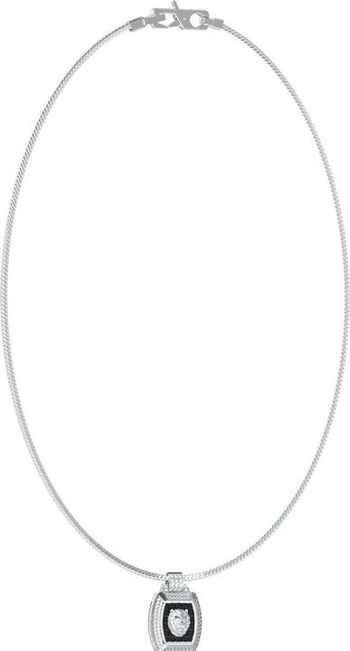 Guess LION KING Halskette (316L Acier, Acier inoxydable, 53 cm)