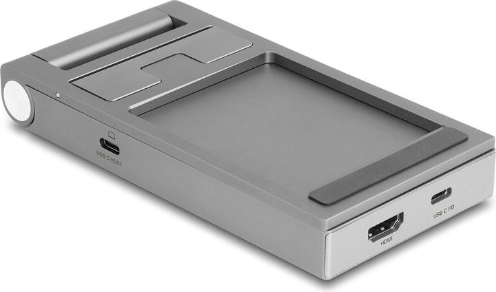 Actual product image Delock Tablet and notebook docking station 4K with integrated (USB-C)
