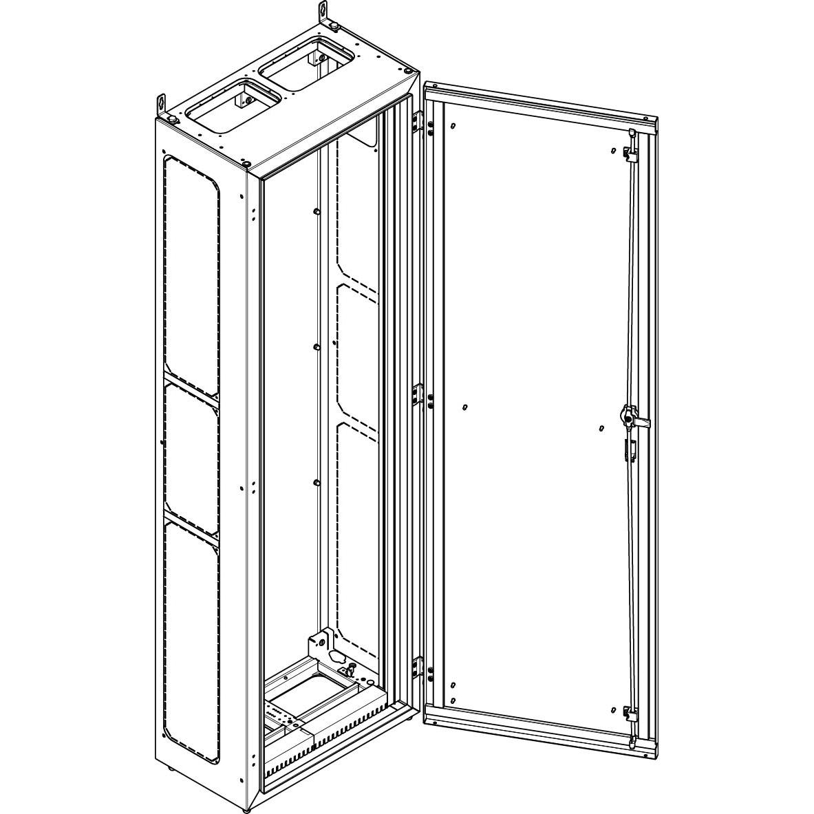 ABN NT212PB, Serverschrank Zubehör, Weiss