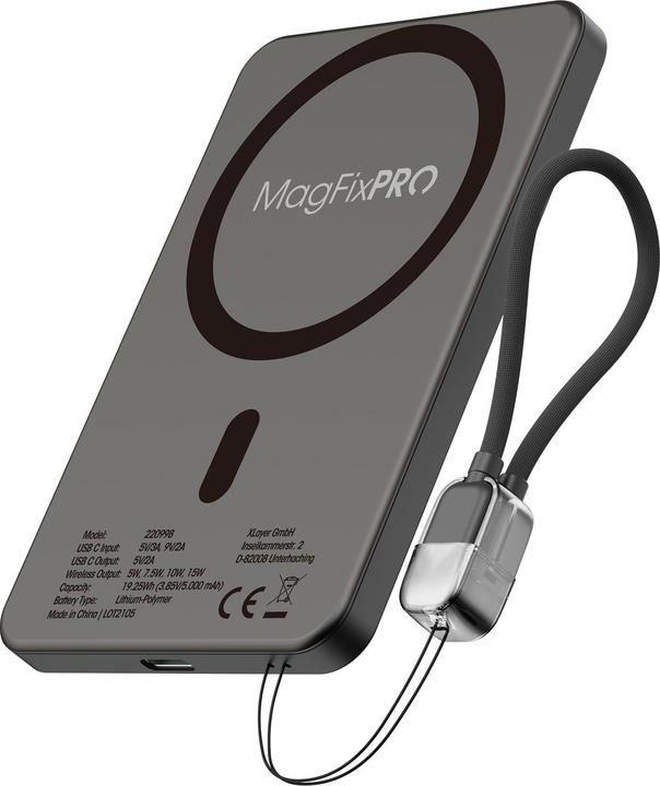 Actual product image Xlayer MagFix Pro Ultra Slim (5.000mAh) (5000 mAh, 15 W)