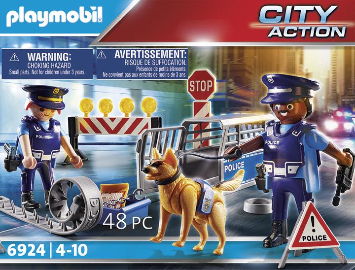 Immagine prodotto Playmobil Posto di blocco della polizia (6878, Playmobil Città d'azione)