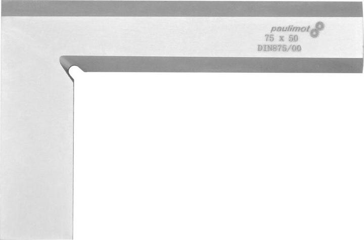Produktbild Paulimot Präzisions-Haarwinkel 90° 75 x 50 mm, DIN 875/00, rostfrei