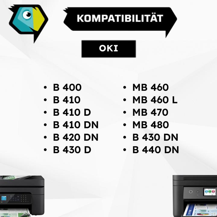 Immagine prodotto Inkadoo Toner compatibile con il toner OKI 43979102 / B410, nero Nero (FC)
