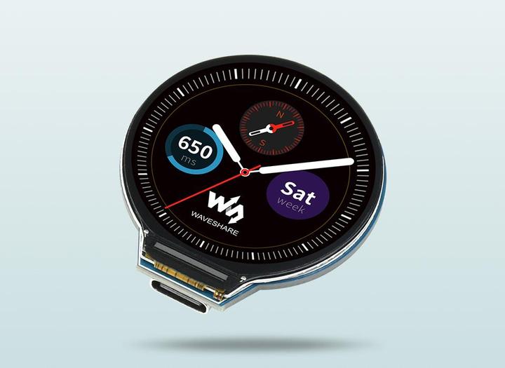 Immagine prodotto WaveShare RP2040 Display LCD rotondo da 1,28 pollici