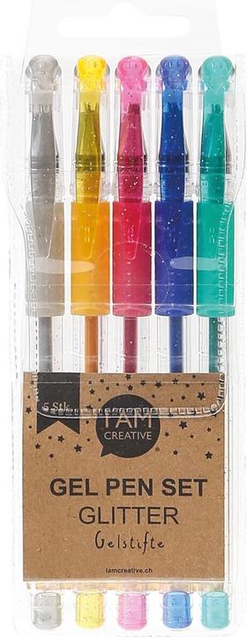 I Am Creative Gel pen set glitter, 5 pcs. (5x)