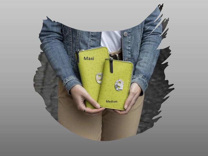 Actual product image Tooitaly Upcycled wallet made from recycled PET bottles from the sea No.02 Hand Made in Italy