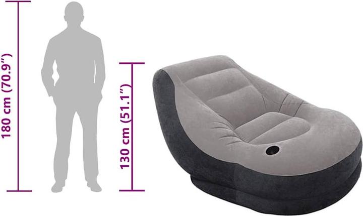 Image du produit Intex Fauteuil gonflable (130 x 99 cm)