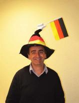 Actual product image Kögler Dancing hat, Germany, 38x38cm, 2 buttons, inc