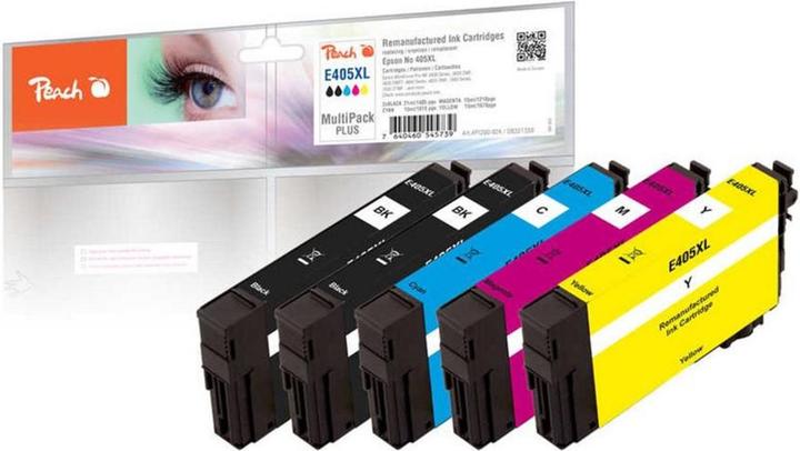 Produktbild Peach Patrone Epson Nr.405XL, PEAB, MultiPackplus, FW komp (BK, C, M, Y)