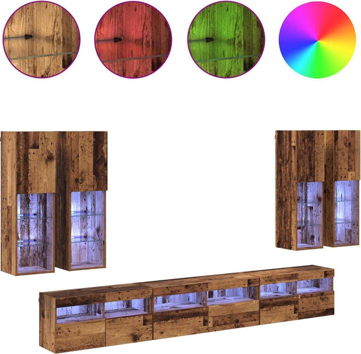 Produktbild vidaXL TV-Wandschrank (30 x 30.50 x 104 cm)