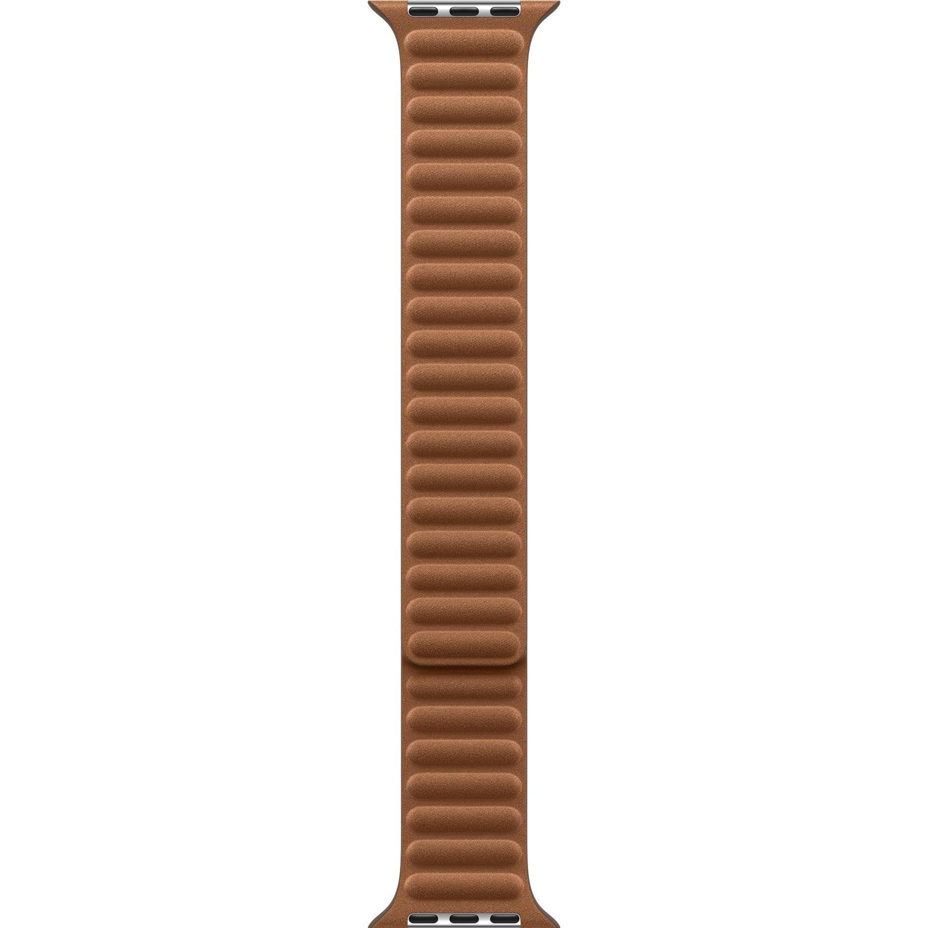 Apple Magnetic Link (46 mm, Recyceltes Polyester), Uhrenarmband, Braun