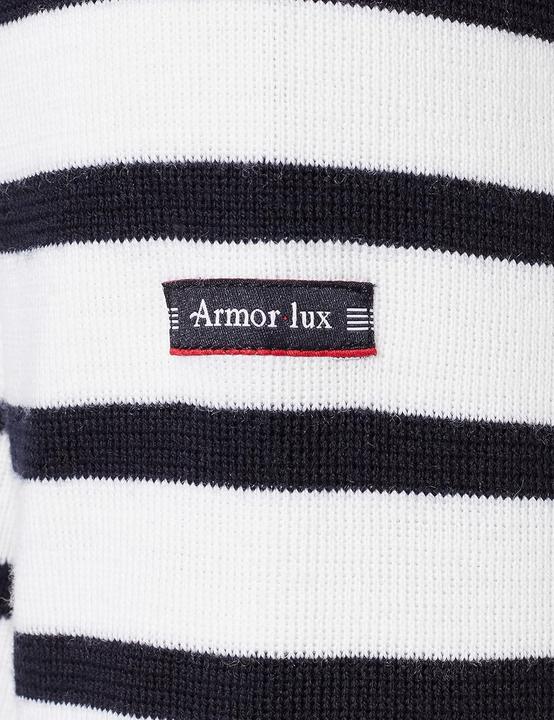 Produktbild Armor Lux Gerippter Rundhalsausschnitt, Knopfleiste an der linken Schulter (44)