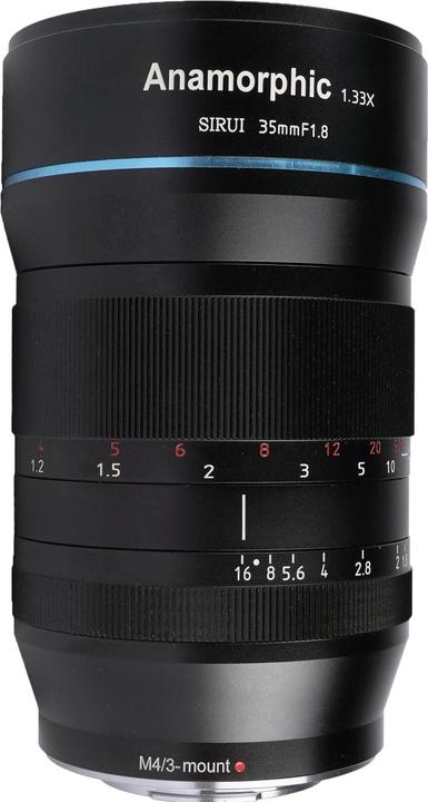 Image du produit Sirui 35mm F1.8 Anamorphique, montage MFT (Micro Four Thirds, Micro Four Thirds)
