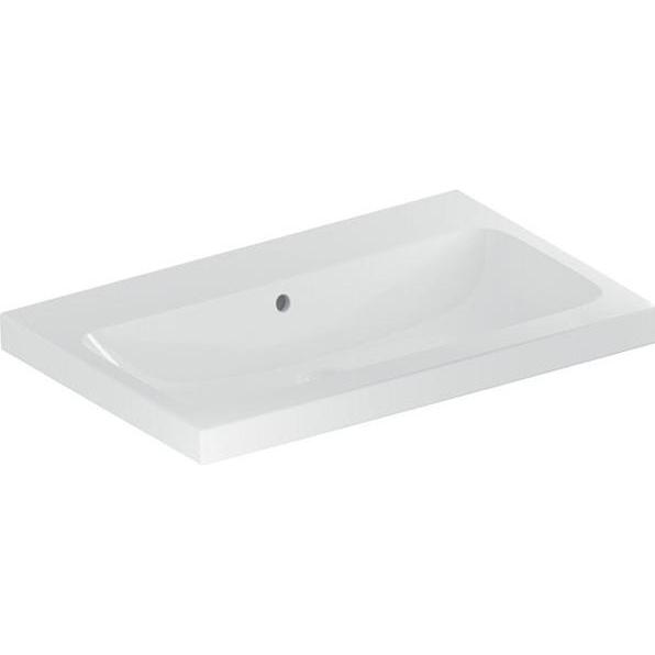 Thumbnail - Geberit, Waschbecken, iCon Light Waschtisch, 75 cm x 48 cm, ohne Hahnloch, mit Überlauf,501835 (160 mm, 750 mm)