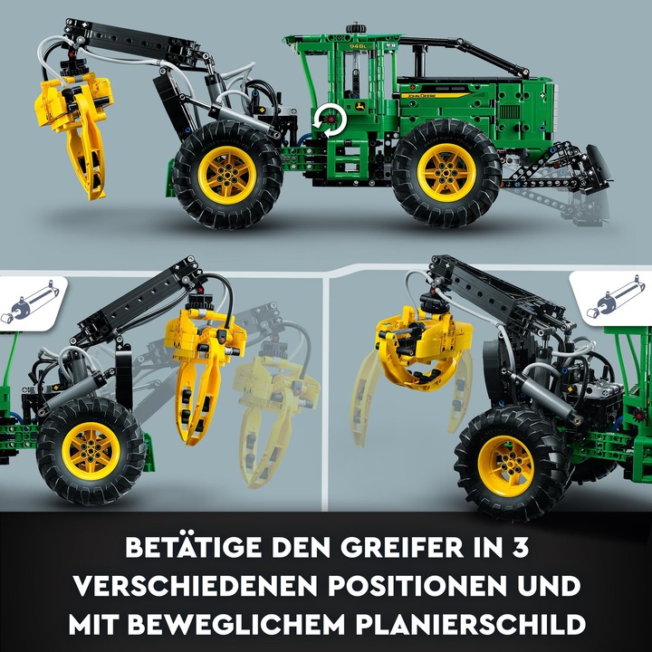 Actual product image LEGO John Deere 948L-II Skidder (42157, LEGO Technic)