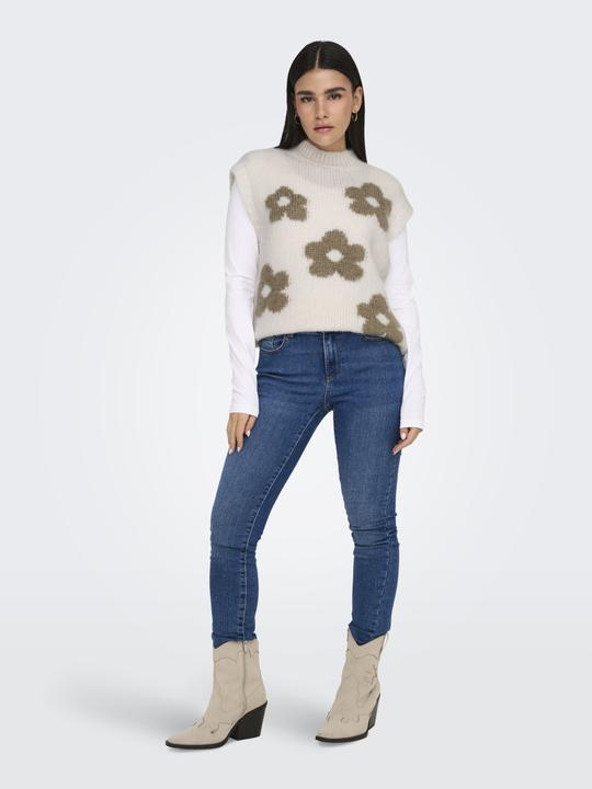 Immagine prodotto JdY Knit Fit Collo alto Polsini a coste Gilet in maglia Gilet in maglia (XL)