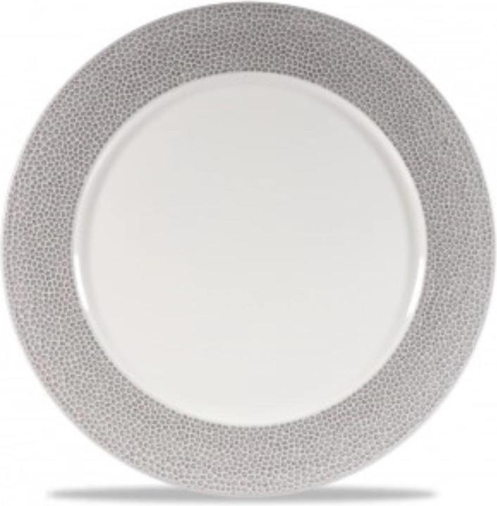 Churchill Isla Spinwash Shale Grey Placemat, D30.5cm (30.50 cm)