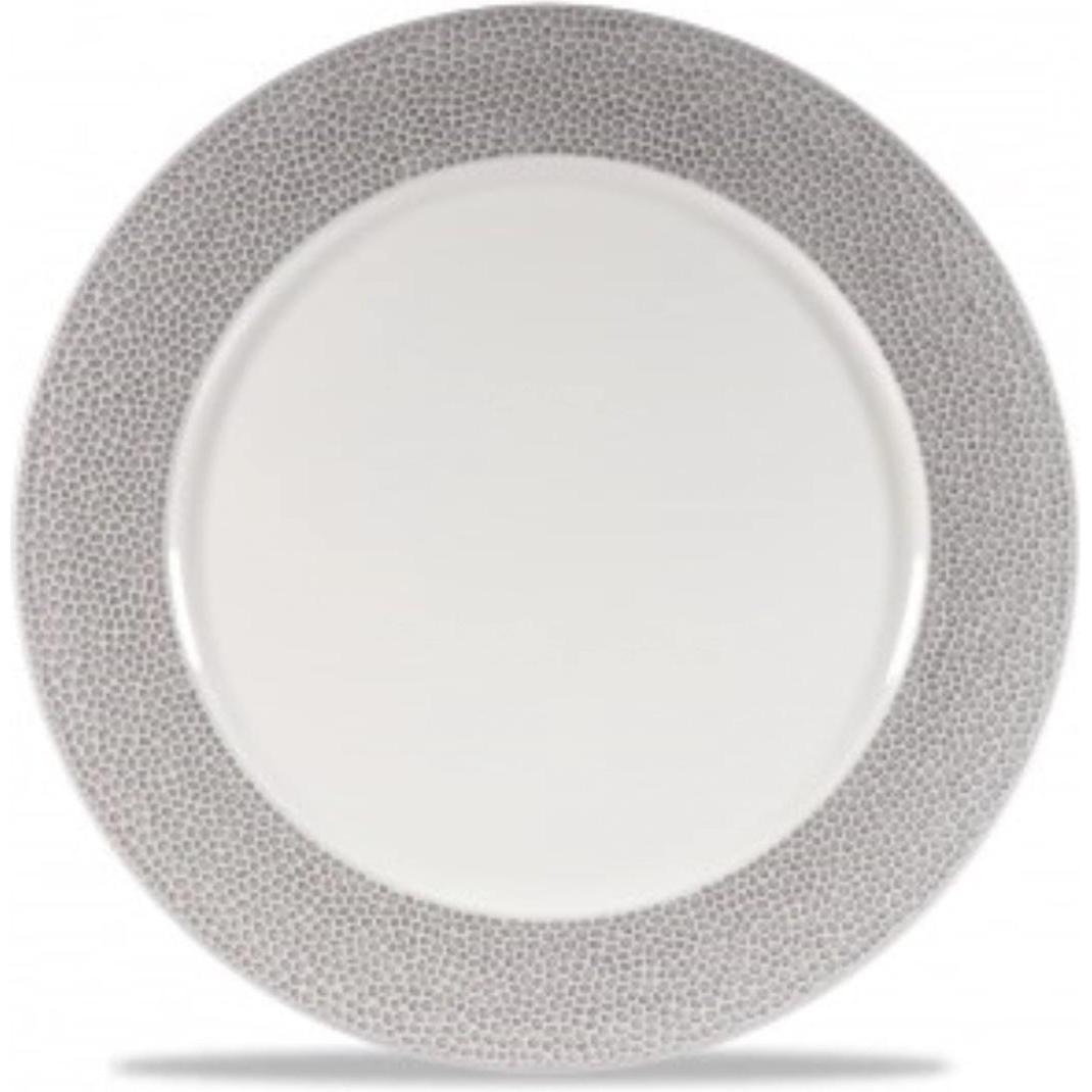 Churchill Tovaglietta Isla Spinwash Grigio Scisto, D30.5cm, Piatti, Grigio