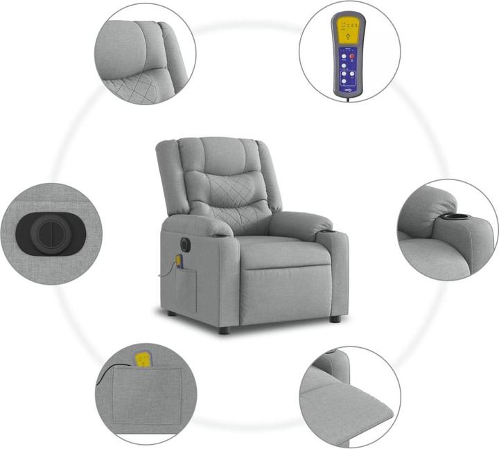 Produktbild vidaXL elektrischer Massagesessel