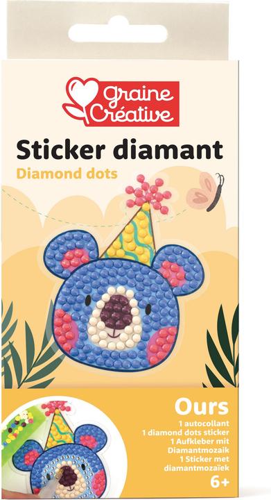 Produktbild Creative Diamond Dots Set Bär