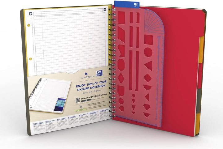 Image du produit Oxford International Collegeblock "MANAGERBOOK", DIN A4 (A4+, Blanc, Couverture rigide)