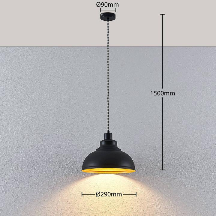 Produktbild Lindby Albertine Pendelleuchte Black (E27)