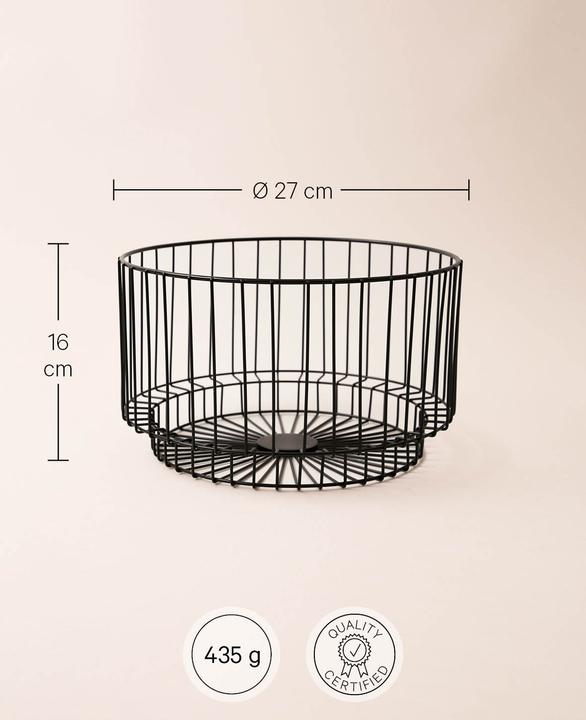 Actual product image Esmée Round wire basket (27 cm, 1x)