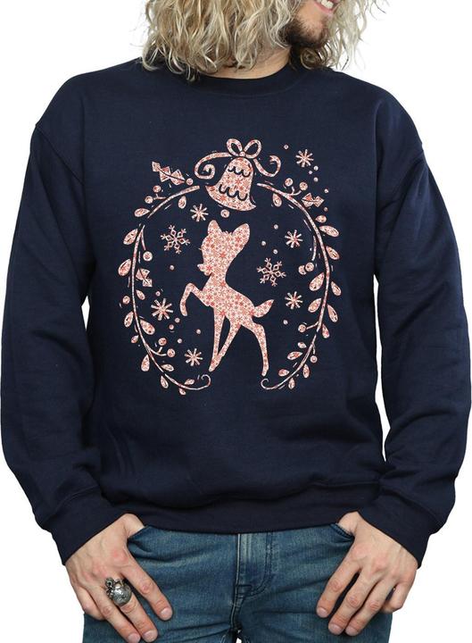Immagine prodotto Disney Bambi Christmas Wreath Felpa Uomo (L)