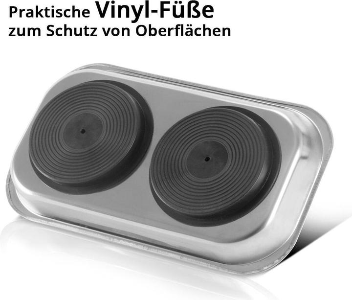 Produktbild Stahlwerk Magnetschale MS-28 ST 237 x 136 x 28 mm Magnetteller Schraubenschale (1 x)