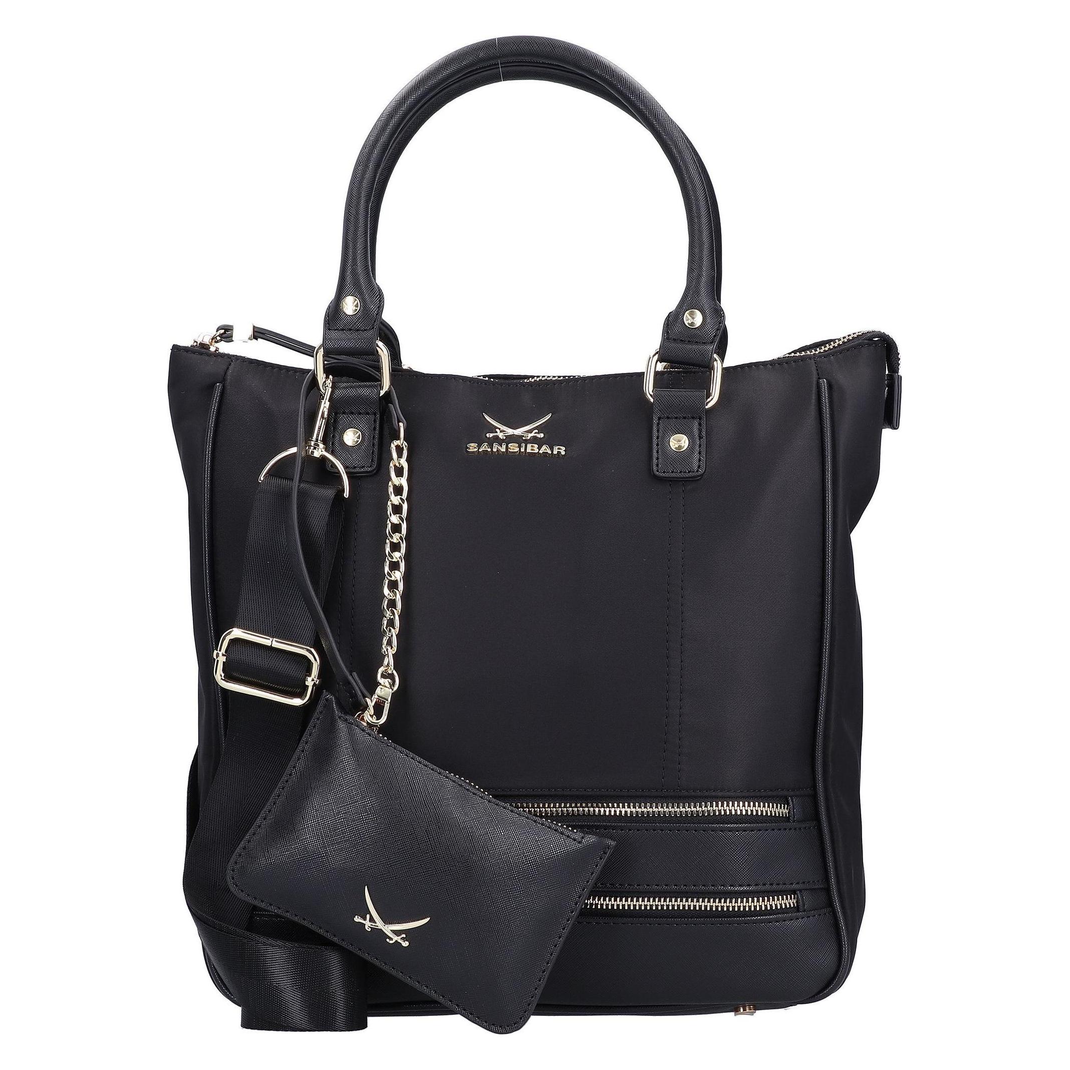 Sansibar, Damen, Handtasche, Handtasche 34 Cm, Schwarz
