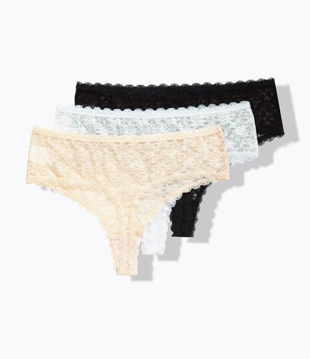 Produktbild TruYou Strings, 3er-Pack, transparente Spitze (56, 3er Pack)