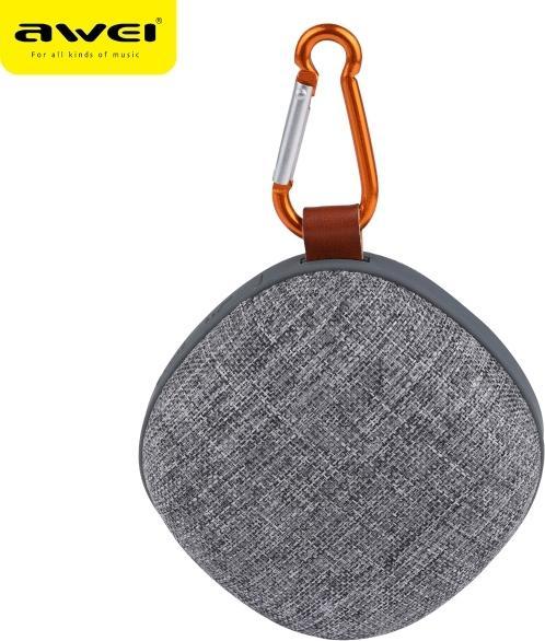 Actual product image Awei głośnik mini Bluetooth Y260 szary/grey (4.33 h)