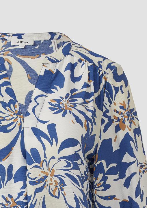 Immagine prodotto s.Oliver Bluse Viskosemix-Bluse im Relaxed Fit mit Raffung (32)
