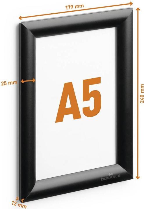 Produktbild Durable Klapprahmen Aluminium A5