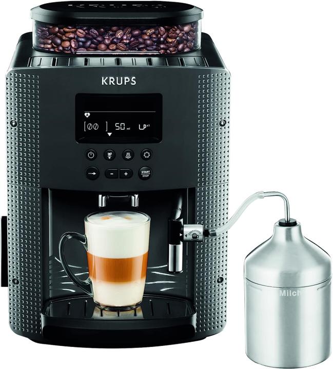 Produktbild Krups Essential EA816B70, Espressomaschine, 1,7 l, Kaffeebohnen, Eingebautes Mahlwerk, 1450 W, Schwa