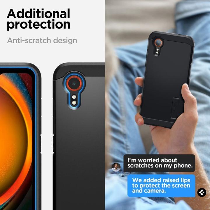 Produktbild Spigen - Tough Armor - Samsung Galaxy Xcover7 Pro - Black (Samsung Galaxy XCover7 Pro)